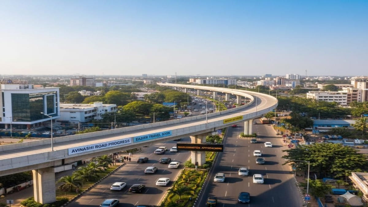 Avinashi Road near Royal Legacy Mega Township Coimbatore